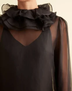 Dresses<BODE Boo Ruffle Gown Black