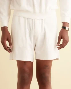 Cut & Sew<BODE Boston Terry Sweatshorts Cream