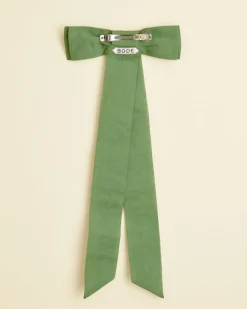 Accessories<BODE Bow Barrette - Green