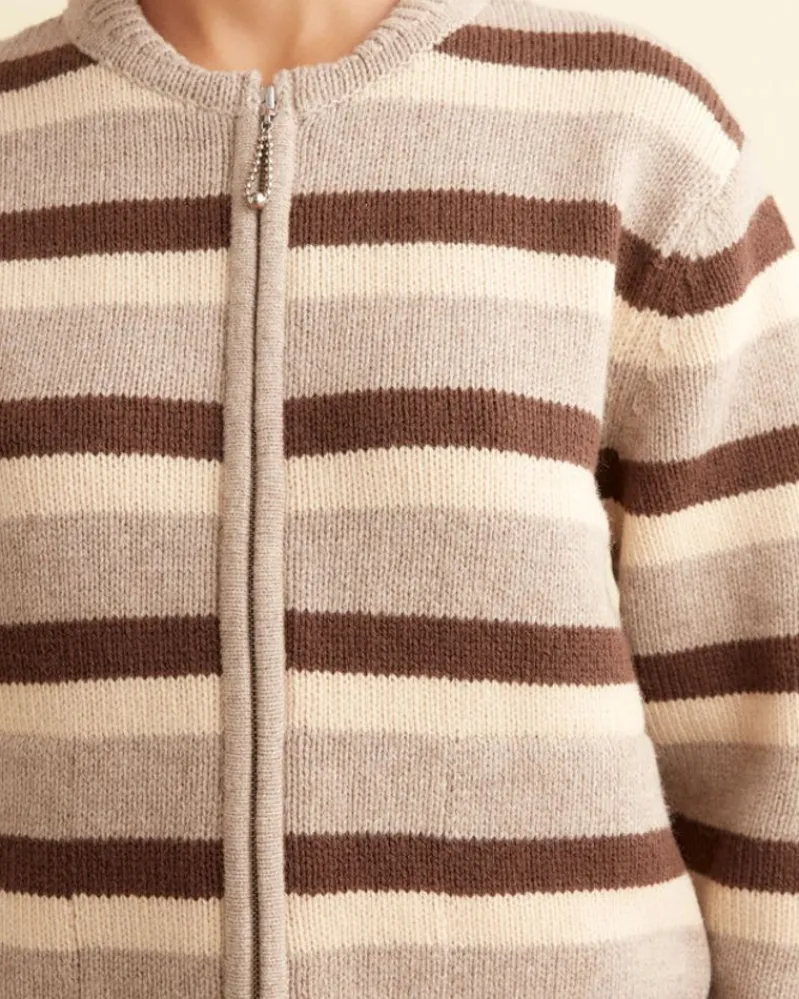 Knitwear<BODE Brewster Cardigan /Brown Tan