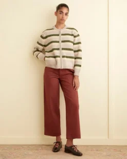 Knitwear<BODE Brewster Cardigan /Green Tan