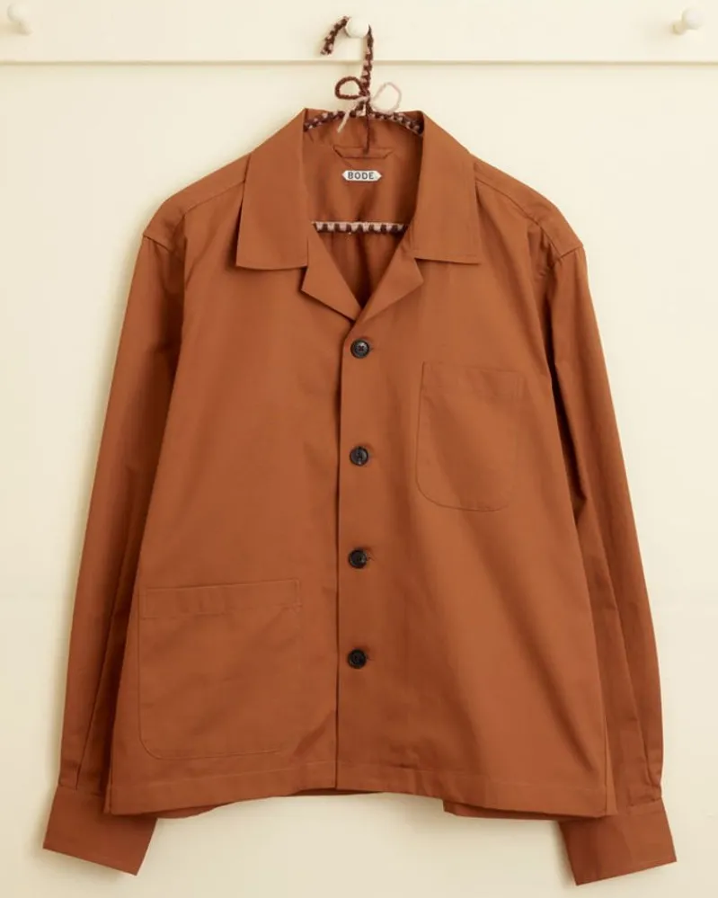 Shirts<BODE Brushed Bronze Long Sleeve Shirt Brown