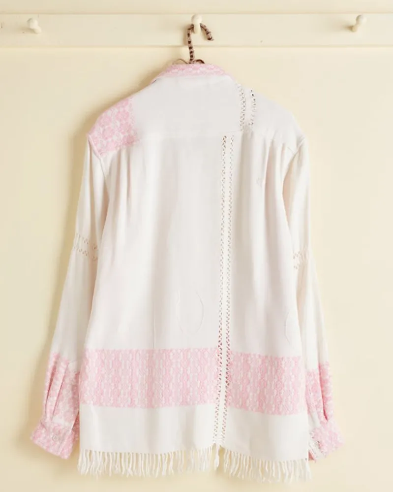 Shirts<BODE Bubblegum Spiral Long Sleeve Shirt - Xs/S Multi