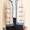 Knitwear<BODE Calico Cardigan Cream