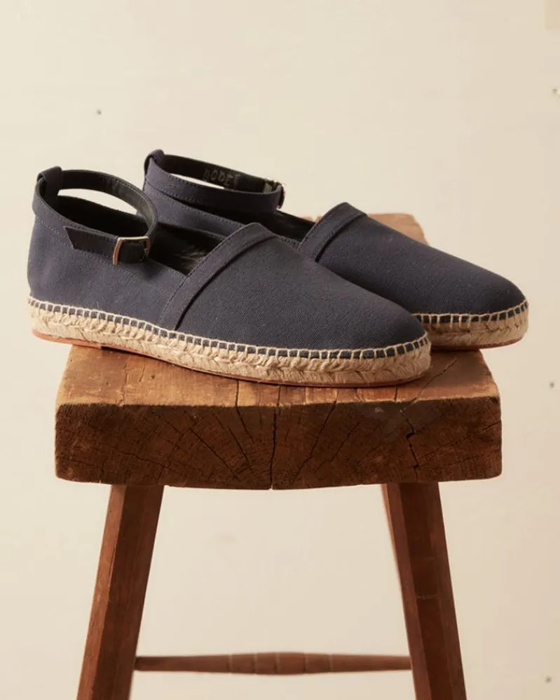 Shoes<BODE Canvas Slip-On Espadrille - Navy