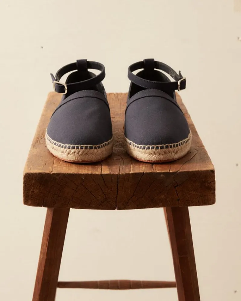 Shoes<BODE Canvas Slip-On Espadrille - Navy