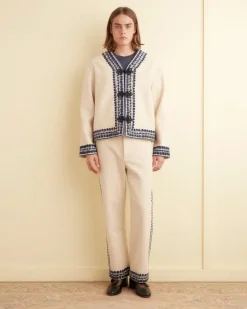 Outerwear<BODE Caracalla Vine Jacket Cream