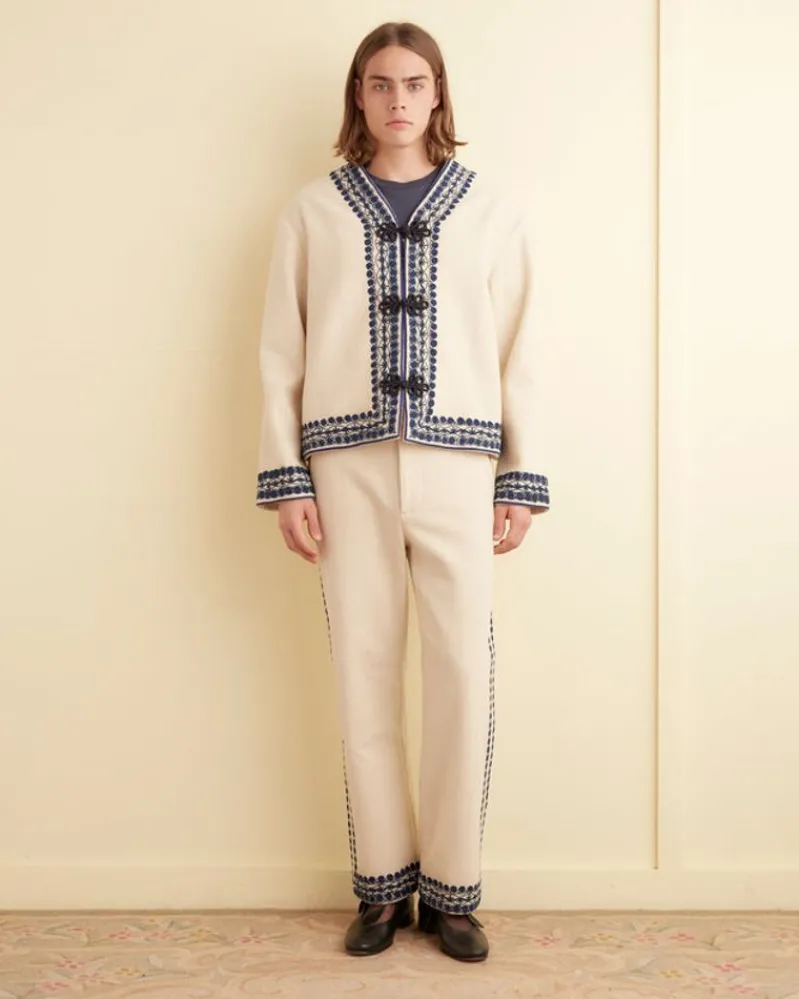 Outerwear<BODE Caracalla Vine Jacket Cream