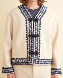 Outerwear<BODE Caracalla Vine Jacket Cream