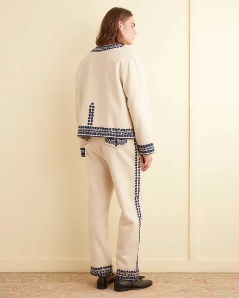 Outerwear<BODE Caracalla Vine Jacket Cream