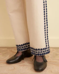 Trousers & Pants<BODE Caracalla Vine Trousers Cream