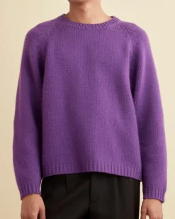 Knitwear<BODE Cashmere Crewneck Sweater - Purple