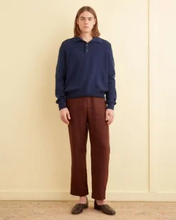 Knitwear<BODE Cashmere Polo Navy