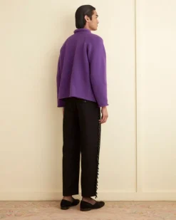 Knitwear<BODE Cashmere Roll Neck Sweater - Purple