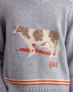 Knitwear<BODE Cattle Sweater Blue