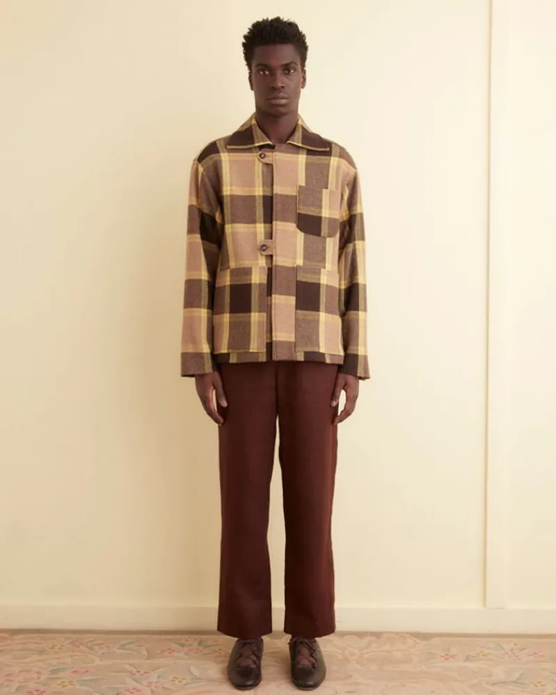 Outerwear<BODE Charleston Plaid Jacket Brown