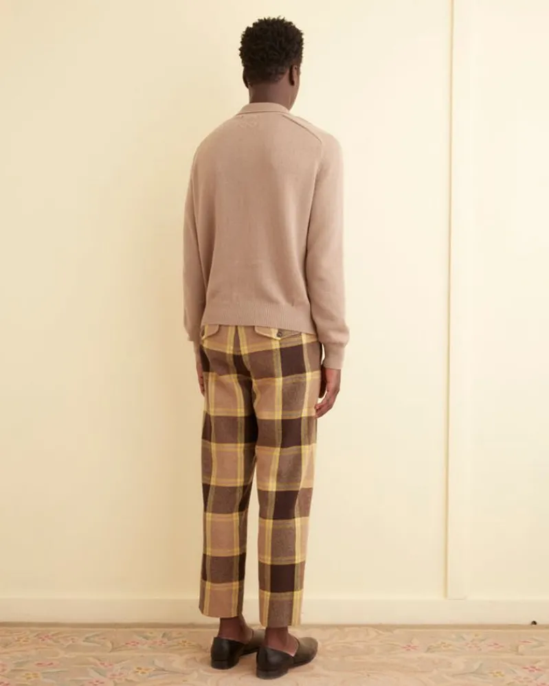 Trousers & Pants<BODE Charleston Plaid Trousers Brown