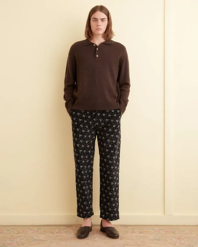 Trousers & Pants<BODE Chicory Corduroy Trousers Black