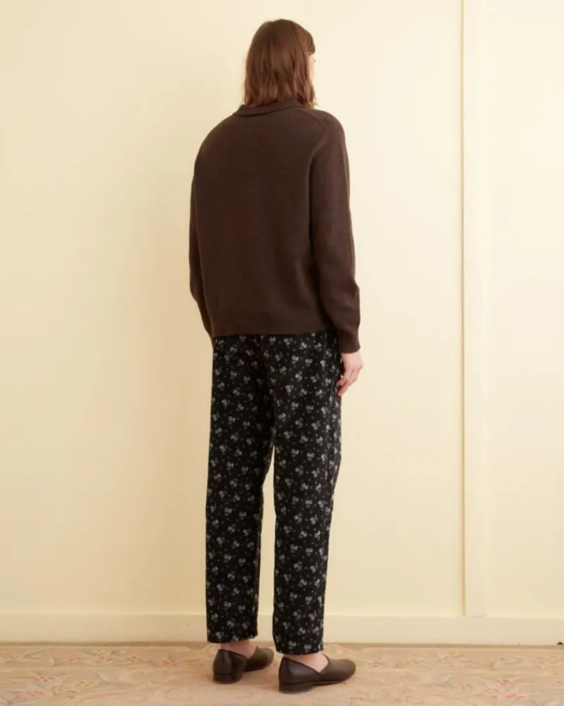 Trousers & Pants<BODE Chicory Corduroy Trousers Black