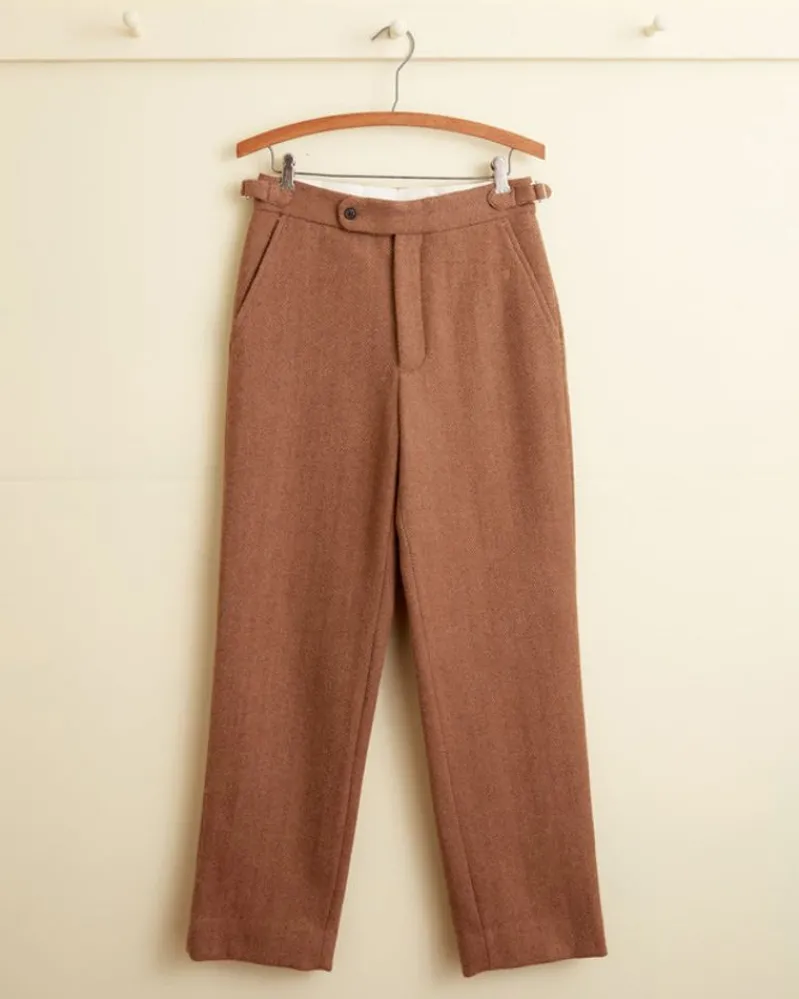 Trousers & Pants<BODE Cinnamon Chevron Trousers - 28 Brown