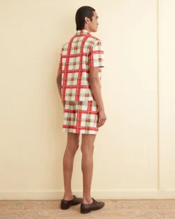 Shirts<BODE Complementary Plaid Short Sleeve Shirt