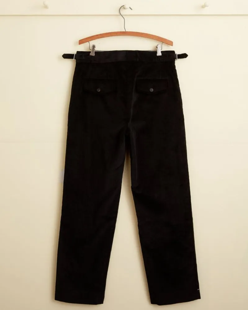 Trousers & Pants<BODE Corduroy Coal Trousers Black