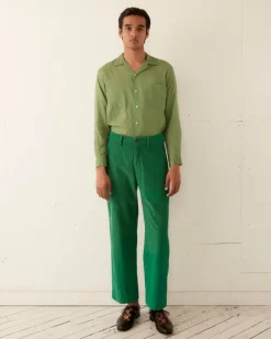 Trousers & Pants<BODE Corduroy Standard Trousers Green