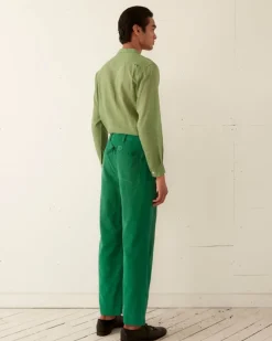 Trousers & Pants<BODE Corduroy Standard Trousers Green