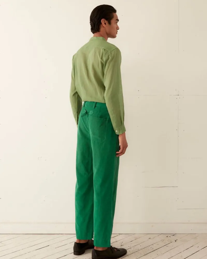 Trousers & Pants<BODE Corduroy Standard Trousers Green