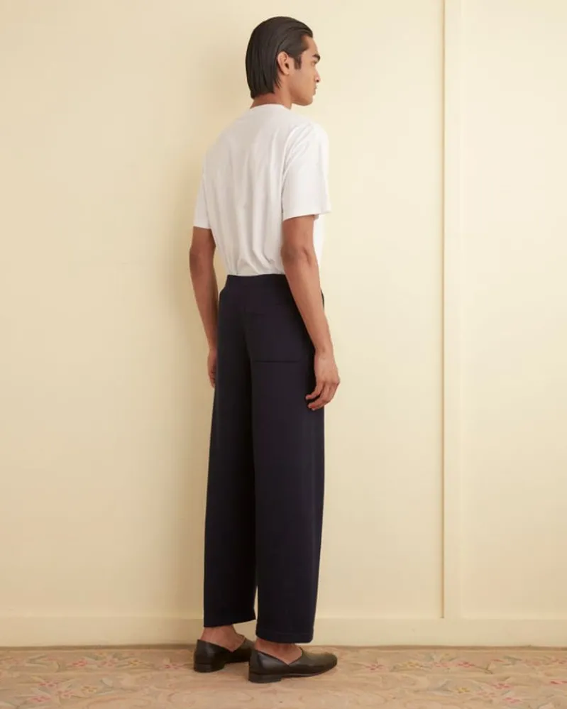 Trousers & Pants<BODE Crepe Joggers Blue