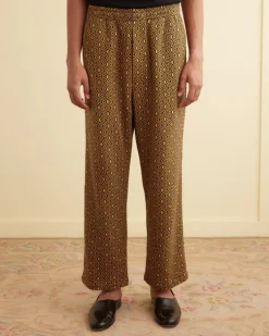 Trousers & Pants<BODE Crescent Jacquard Joggers Gold