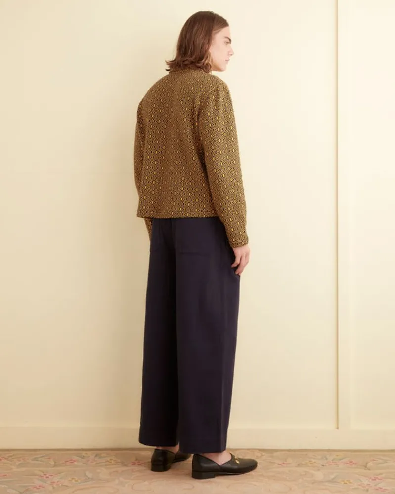 Outerwear<BODE Crescent Jacquard Quarter-Zip Gold