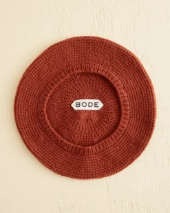 Accessories<BODE Crochet Beret - Tobacco