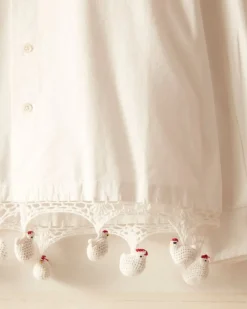 Shirts<BODE Crochet Chick Long Sleeve Shirt