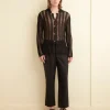 Shirts<BODE Crochet Fringe Shirt Black