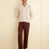 Knitwear<BODE Crochet Shirt Cream