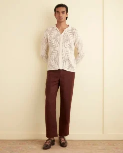 Shirts<BODE Crochet Shirt Cream