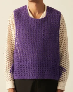 Knitwear<BODE Crochet Vest - Purple
