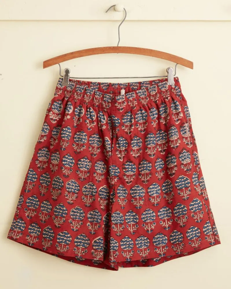 Shorts<BODE Dahlia Block Print Rugby Shorts