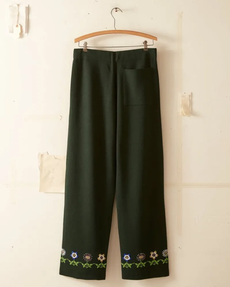 Knitwear<BODE Daisy Garden Joggers - Green