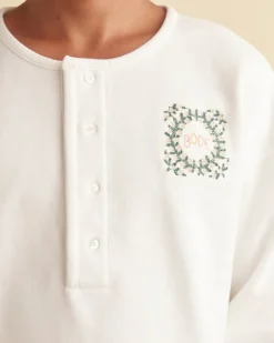 Cut & Sew<BODE Daisy Never Tell Henley Cream