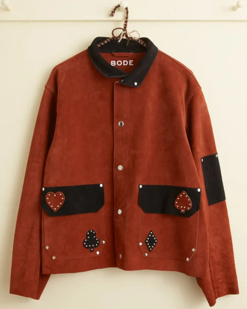 Outerwear<BODE Deck Of Cards Studded Jacket Red/Black