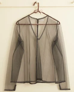 Tops<BODE Deco Bead Odrira Top Black