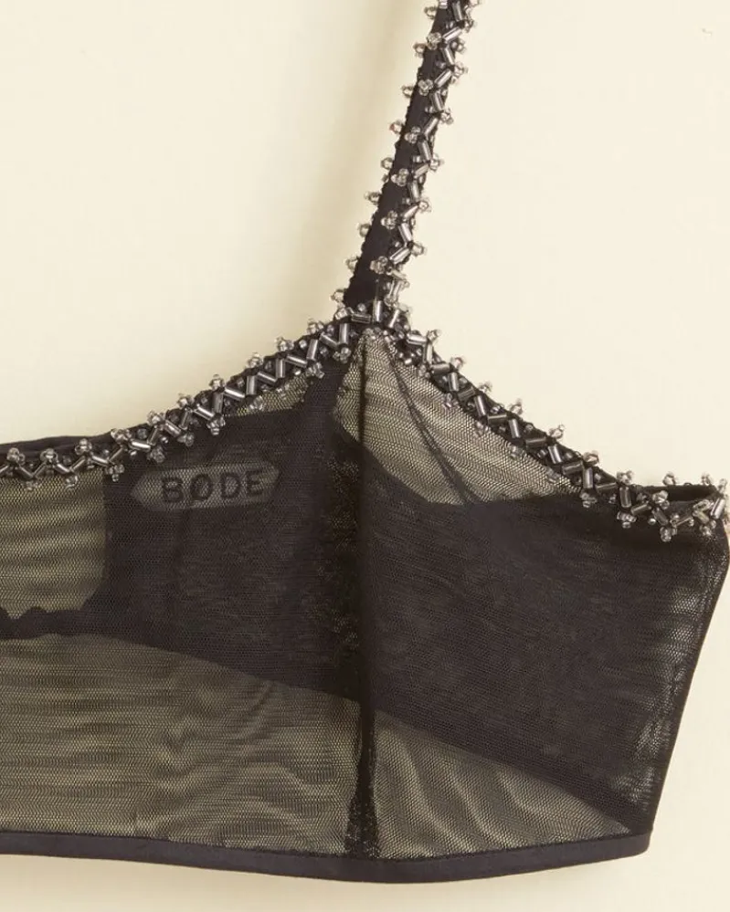 Underpinnings<BODE Deco Beaded Jannie Bra Black