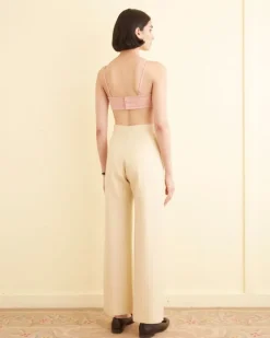 Trousers & Pants<BODE Dennis Stripe Sailor Trousers White