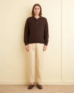 Trousers & Pants<BODE Dennis Stripe Trousers White