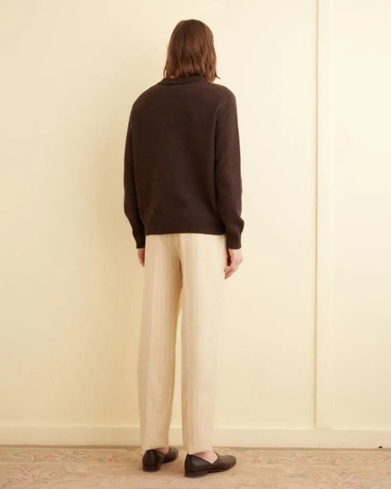 Suiting<BODE Dennis Stripe Trousers White