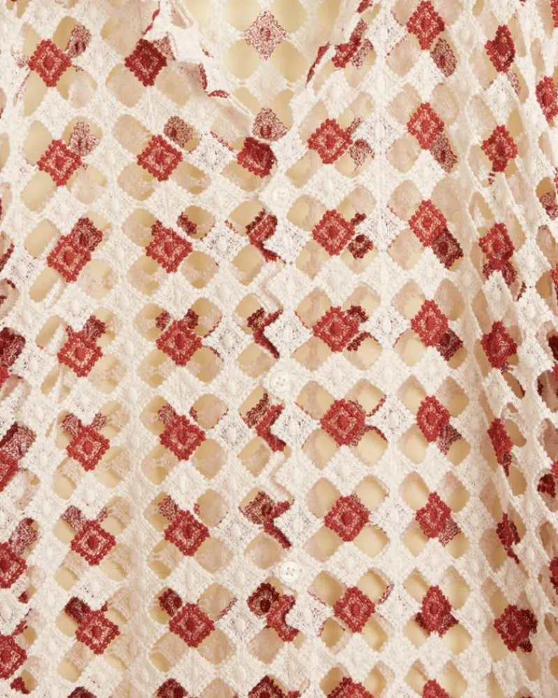 Shirts<BODE Diamond Lace Long Sleeve Shirt