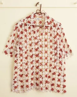 Shirts<BODE Diamond Lace Short Sleeve Shirt