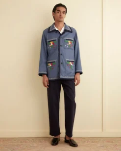 Outerwear<BODE Dianthus Jacket Cornflower